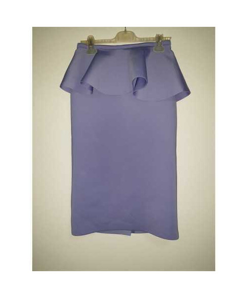 Fusta dama pentru toamna cu volan in talie