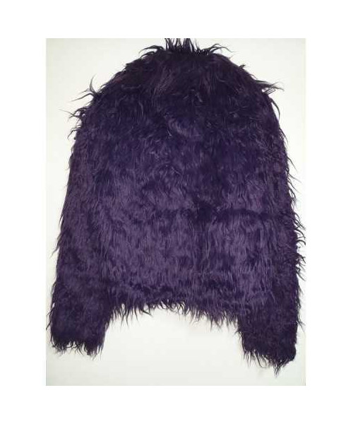 Jacheta pufoasa din blanita artificiala TRN Peace&Love