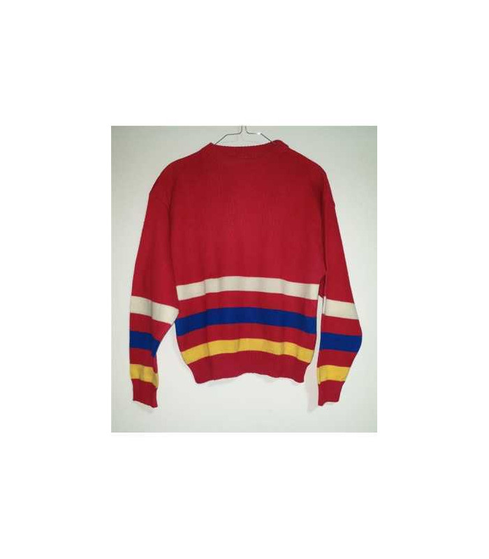 Pulover tricotat pentru copii cu dungi multicolore Trimond