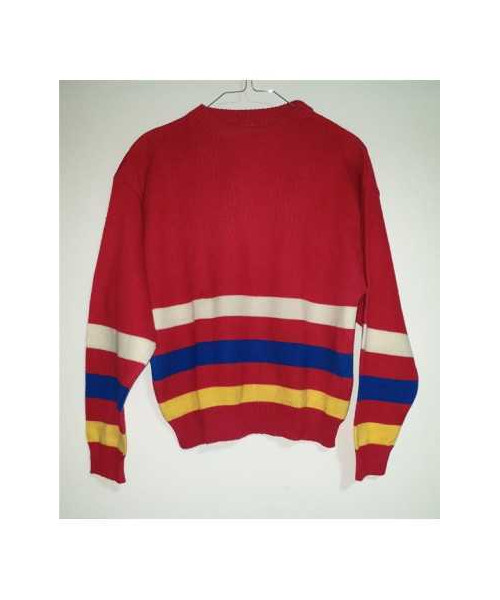 Pulover tricotat pentru copii cu dungi multicolore Trimond