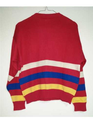 Pulover tricotat pentru copii cu dungi multicolore Trimond 2