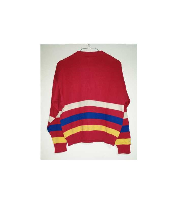 Pulover tricotat pentru copii cu dungi multicolore Trimond