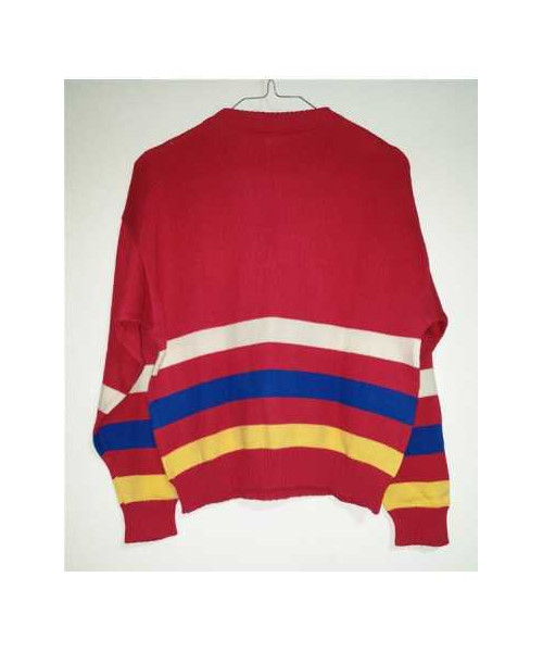 Pulover tricotat pentru copii cu dungi multicolore Trimond