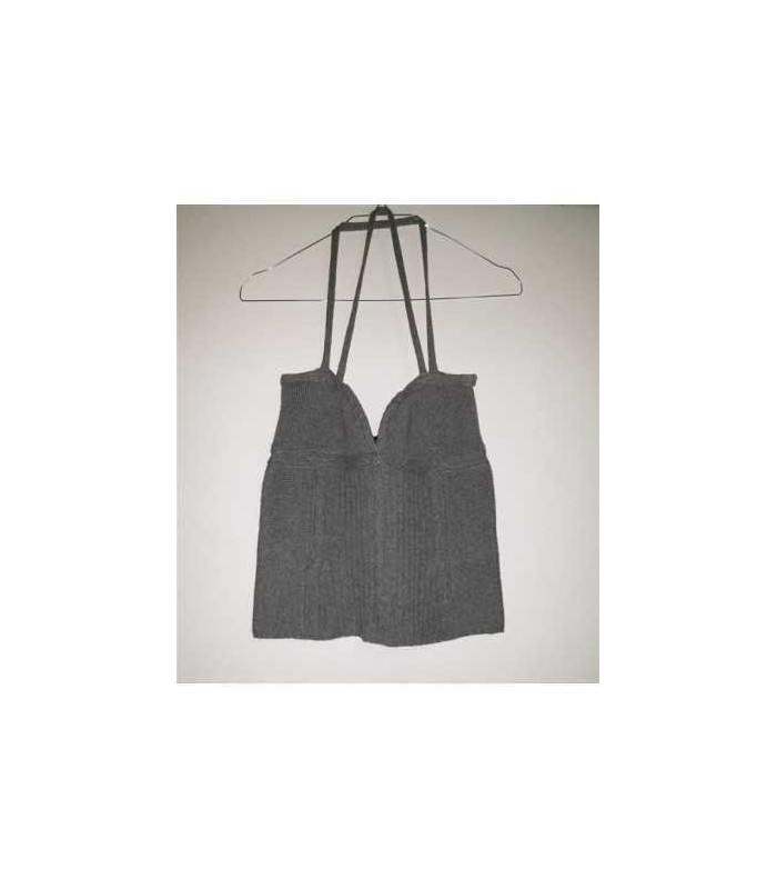 Top dama tricotat cu barete inguste MNG