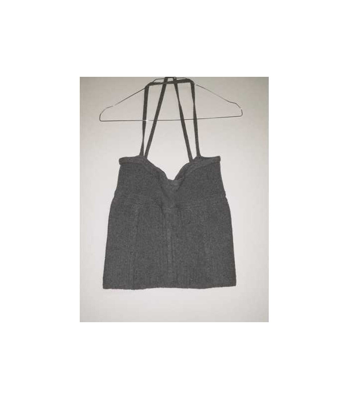 Top dama tricotat cu barete inguste MNG