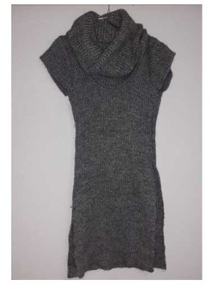 Pulover lung dama cu maneca scurta