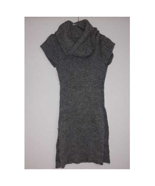 Pulover lung dama cu maneca scurta