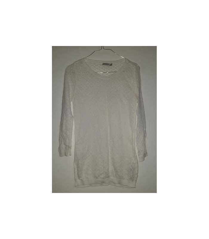 Pulover dama tricotat cu model romburi Stradivarius