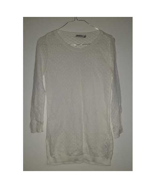 Pulover dama tricotat cu model romburi Stradivarius