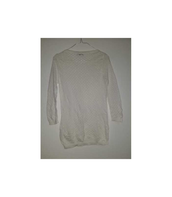 Pulover dama tricotat cu model romburi Stradivarius