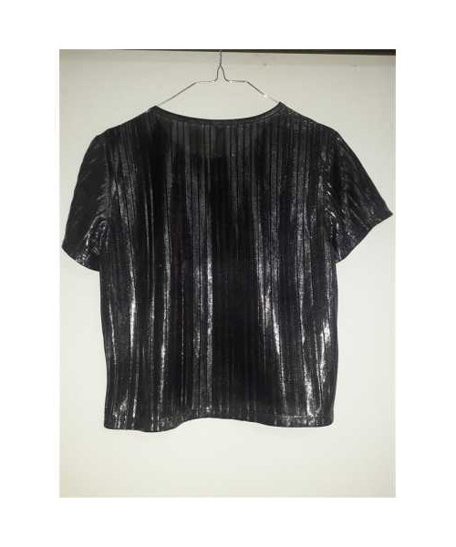 Bluzita cu fir metalizat argintiu Sinsay