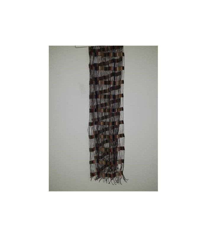 Esarfa dama multicolora cu franjuri