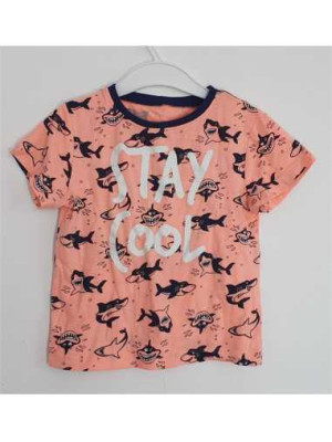 Tricou pentru fete cu imprimeu rechini In extenso