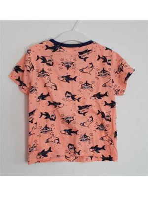 Tricou pentru fete cu imprimeu rechini In extenso 2