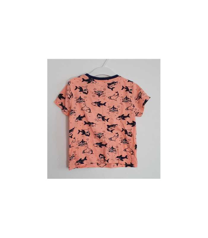 Tricou pentru fete cu imprimeu rechini In extenso