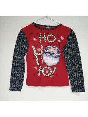 Bluza de pijama cu imprimeu de Craciun Izolli Kids
