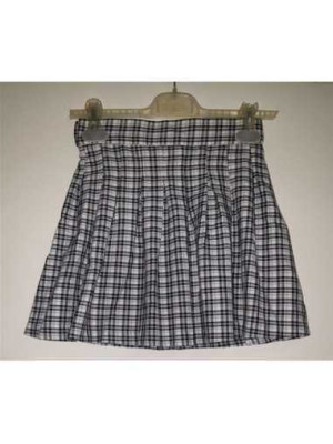 Fustita dama in carouri Bershka 2