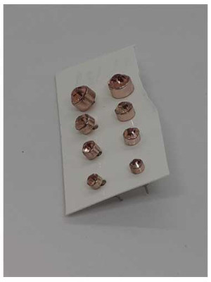 Set 4 perechi cercei cu stras H&M