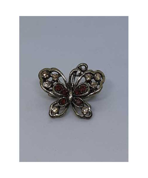 Brosa metalica culoare auriu model fluture