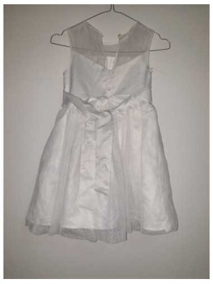 Rochita eleganta fara maneci cu aspect dantelat la piept GIRLS 2