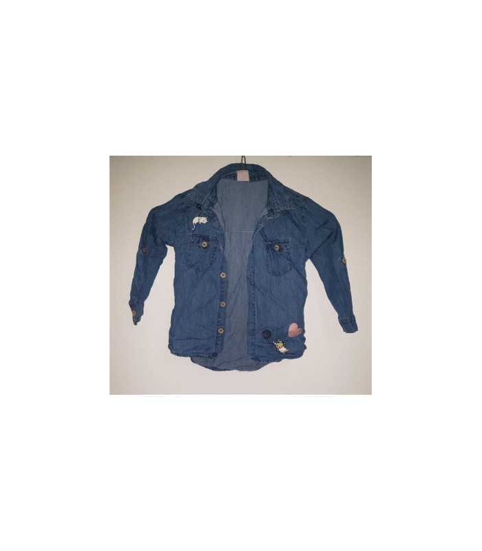 Camasa de blugi cu buzunare la piept Kikia Koko