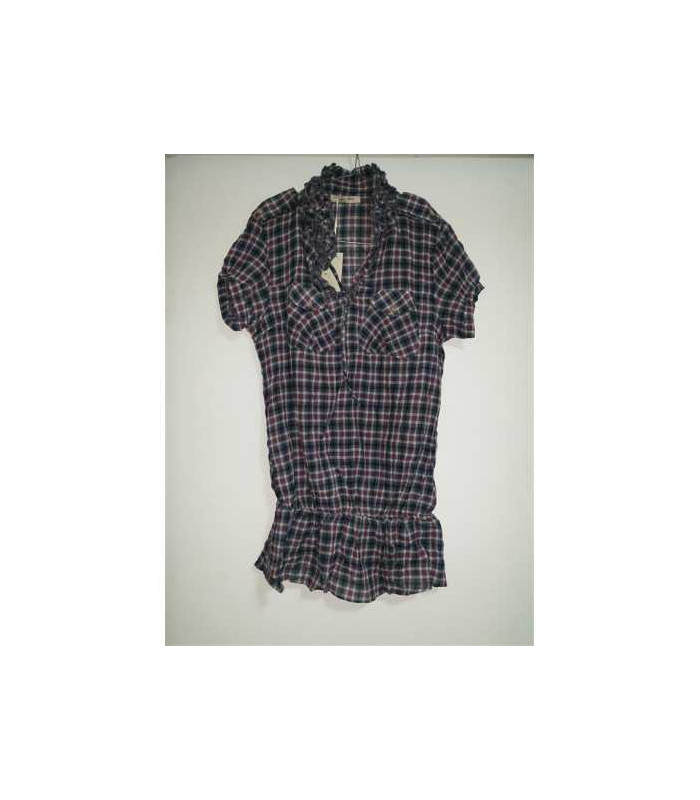 Camasa dama in carouri cu maneci bufante FIONER CHEN