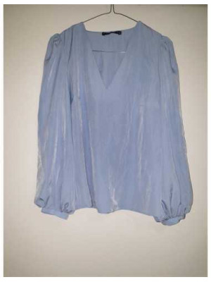 Bluzita dama racoroasa cu maneci bufante POEMA