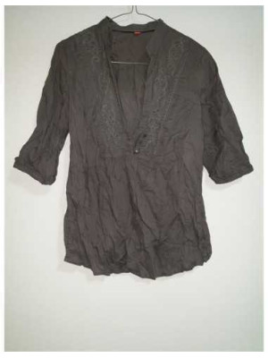 Camasa dama cu aspect de broderie la piept ESPRIT