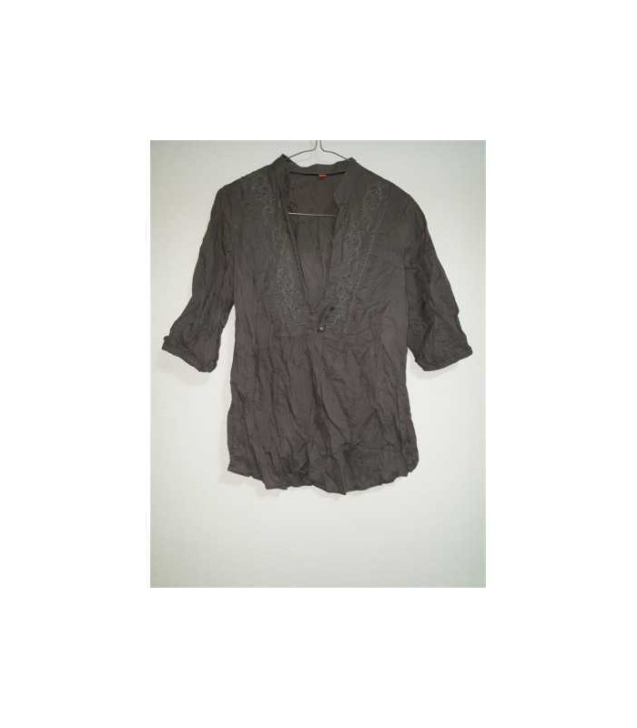 Camasa dama cu aspect de broderie la piept ESPRIT