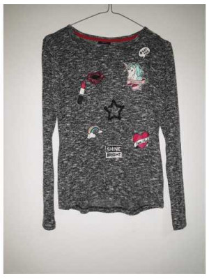 Bluza pentru primavara fetite cu diverse desene colorate Page One Young