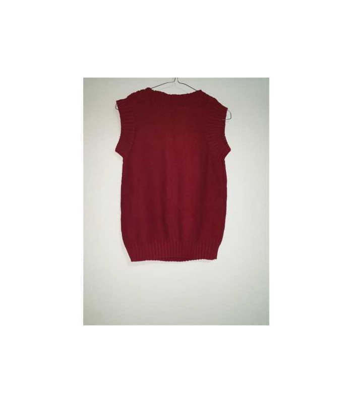 Vesta tricotata pentru copii culoare rosu