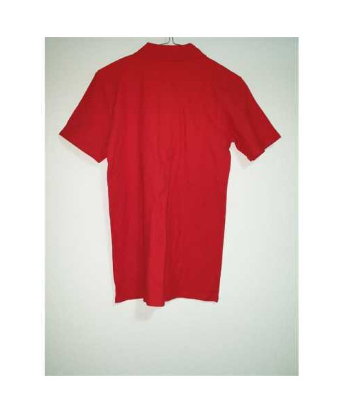 Tricou cu guler si nasturi partial GILDAN