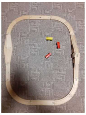 Trenulet din lemn pentru copii 19 piese 2