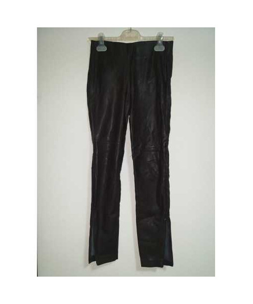 Pantaloni dama cu aspect de piele H&M