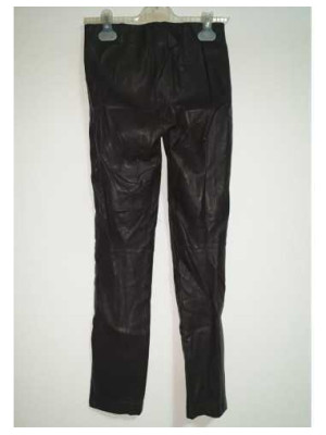 Pantaloni dama cu aspect de piele H&M 2