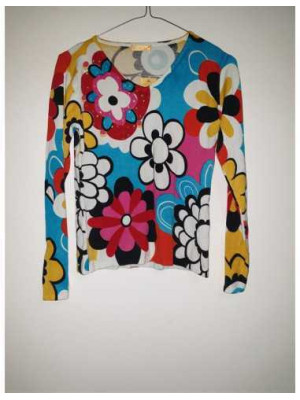 Bluza multicolora cu maneca lunga Bolongnel