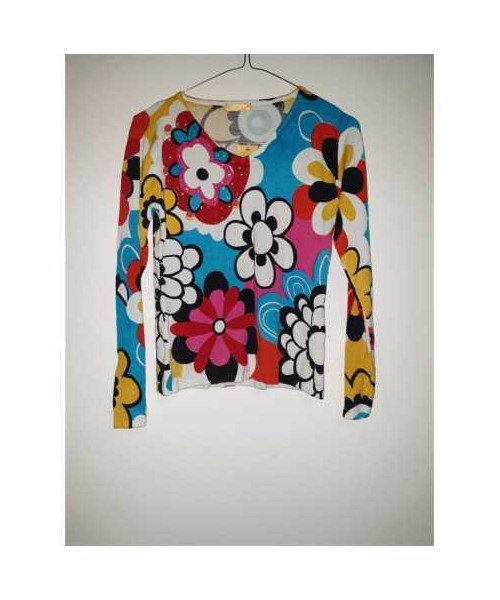 Bluza multicolora cu maneca lunga Bolongnel