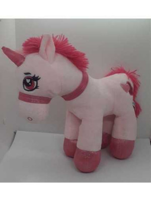 Jucarie din plus Ponei roz 29 cm Heunec