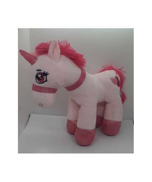 Jucarie din plus Ponei roz 29 cm Heunec