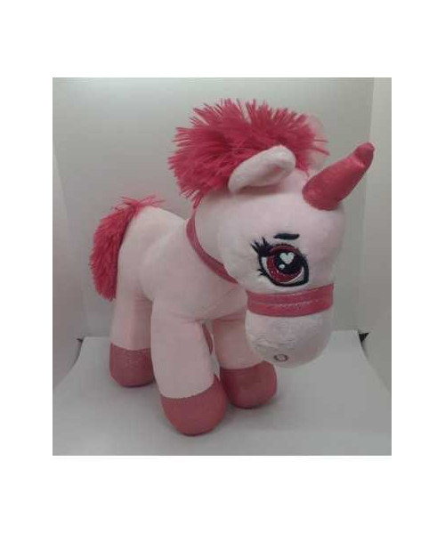Jucarie din plus Ponei roz 29 cm Heunec
