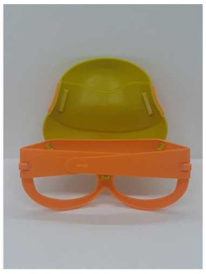 Masca tip ochelari personaj testoase ninja Michelangelo 2