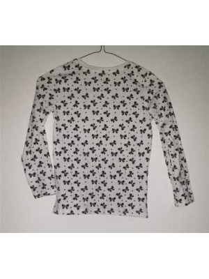 Bluzita pentru copii cu imprimeu fundite Sinsay 2