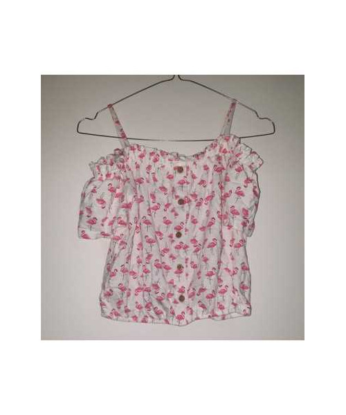 Bluza cu maneca scurta si barete Next