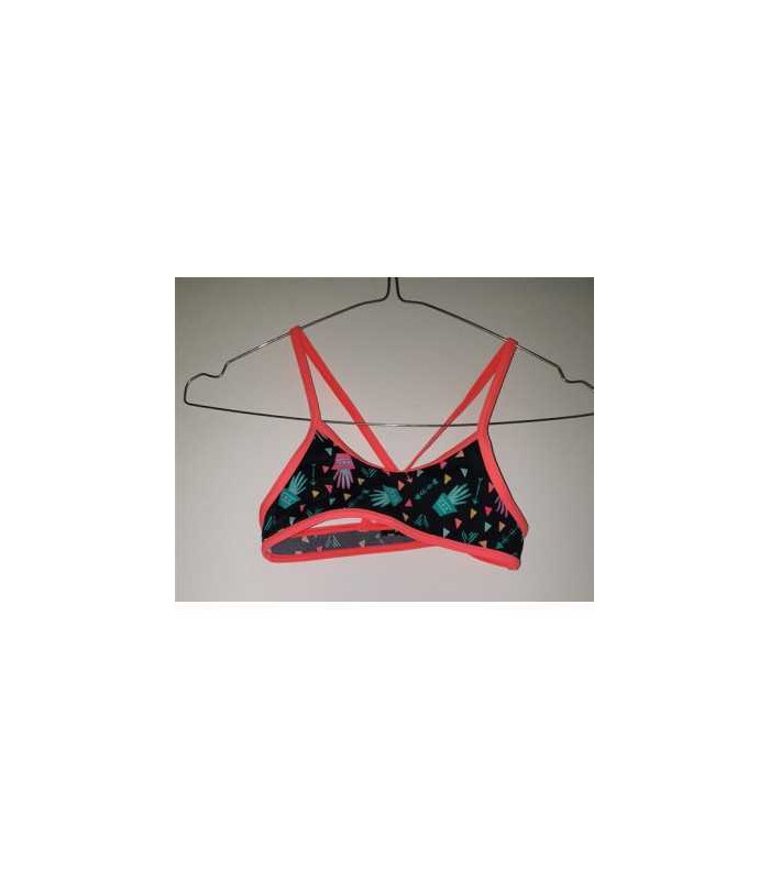 Bustiera pentru plaja fetite multicolora