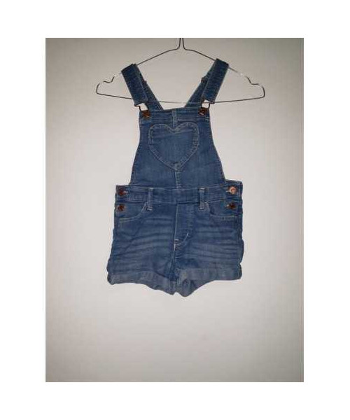 Salopeta scurta de blugi Denim