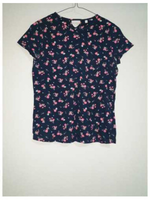 Tricou pentru fete cu imprimeu floral multicolor C&A