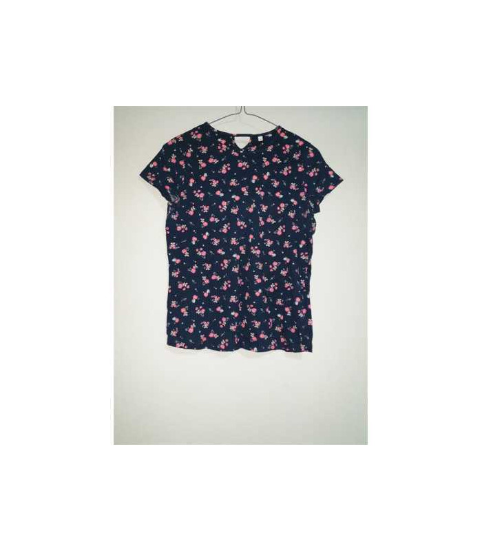 Tricou pentru fete cu imprimeu floral multicolor C&A