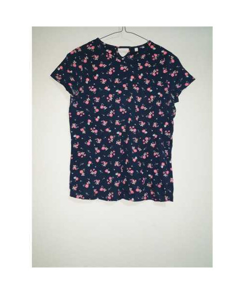 Tricou pentru fete cu imprimeu floral multicolor C&A