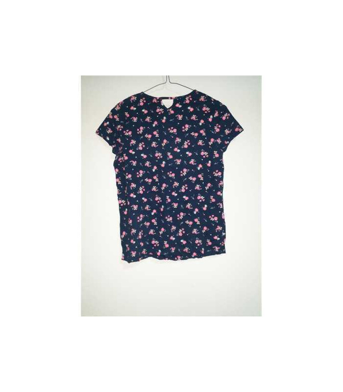 Tricou pentru fete cu imprimeu floral multicolor C&A