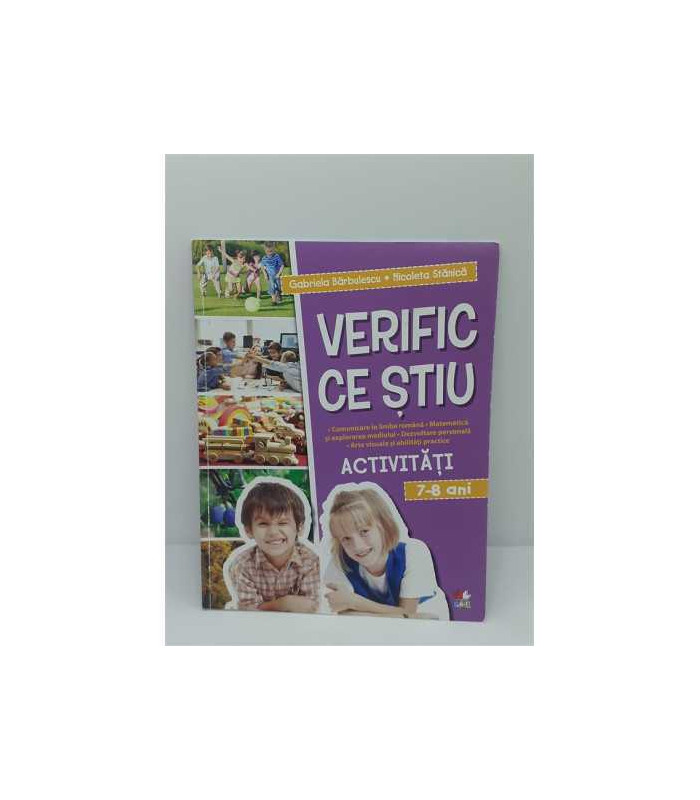 Verific ce stiu Activitati scolare 7-8 ani